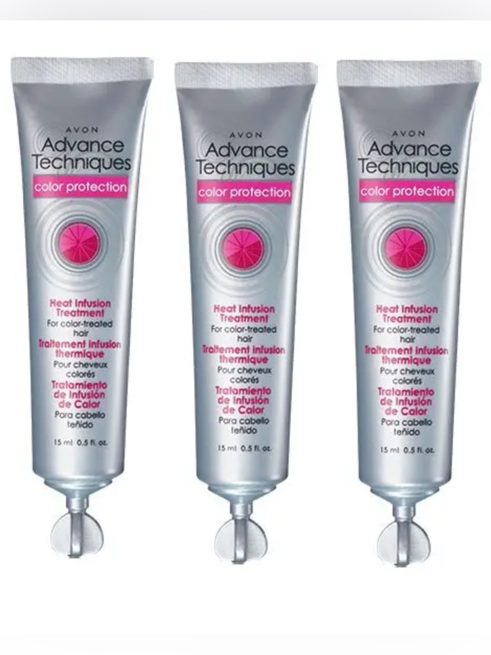 AVON TECHNIQUE HEAT INFUSION TREATMENTS 3 PK (NEW WITH TAGS)